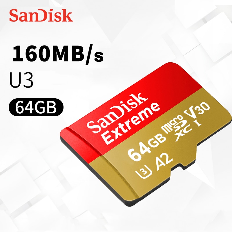  Sandisk ͽƮ ũ SD ī U3 V30 A2 64GB 128GB 256GB 32GB A1 ÷ ޸ TF ī,  ī޶   